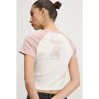 Pánské tričko Bavlněné tričko Hugo Blue 50533973 růžová 30X, vel. M