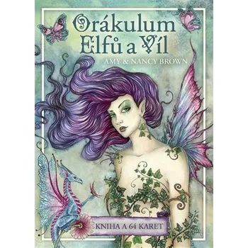 Orákulum Elfů a Víl - Nancy Brown kniha + hrací karty