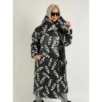 Dámský kabát Miss City Official Černý kabát MCO Černá, UNI S-XL