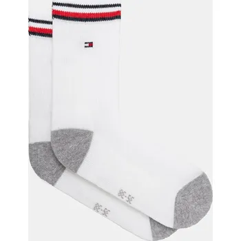Pánská móda Dětské ponožky Tommy Hilfiger 2-pack 100001500 bílá 00X, vel. 35/38