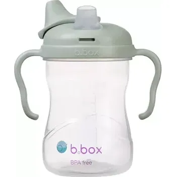 b.box Hrneček s pítkem 4m+ - světle zelený 240 ml