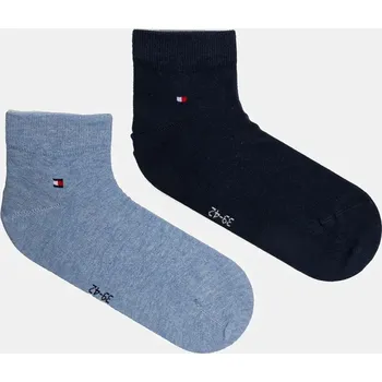 Pánské ponožky Ponožky Tommy Hilfiger 2-pack pánské, tmavomodrá barva, 342025001 342025001.NOS 59X, vel. 43/46