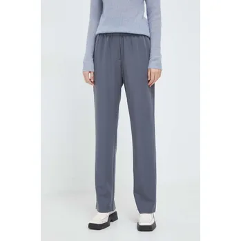 Dámské kalhoty Kalhoty Samsoe Samsoe Hoys F16304674 šedá 90X, vel. S