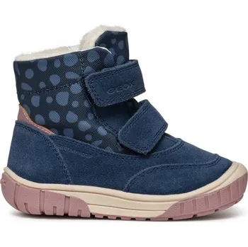 Dívčí sněhule Dětské Sněhule GEOX B OMAR GIRL WPF B B462LB-022MN-C4002K – Tmavě modrá 27