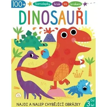 omalovánky Samolepky krok za krokem - Dinosauři - Emma Munro Smith