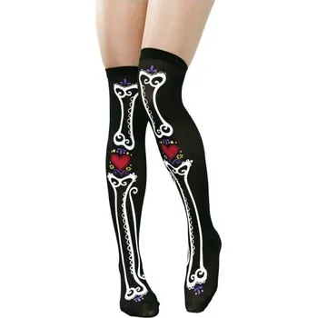 Karnevalový kostým Halloweenské nadkolenky - Černé