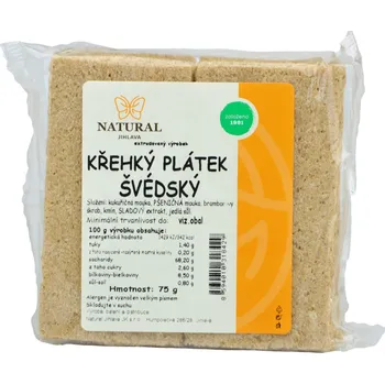 Natural Jihlava – Křehký plátek švédský Natural Jihlava 75 g