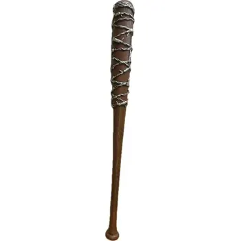 Dekorační baseballová pálka s ostnatým drátem 80cm