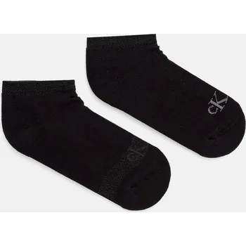 Pánské ponožky Ponožky Calvin Klein Jeans 2-pack dámské, černá barva, 701230600 701230600.NOS 99X, vel. 39/42