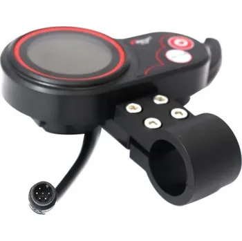 Zabezpečení motocyklu Palubní displej se 6 piny pro elektrickou koloběžku LCD řídicí panel s ukazatelem rychlosti, stavu baterie a přepínáním jízdních režimů