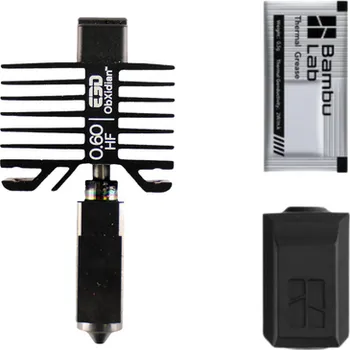 Příslušenství k 3D tiskárně E3D High Flow ObXidian™ HotEnd tryska 0,6mm pro Bambu Lab X1/P1 Series