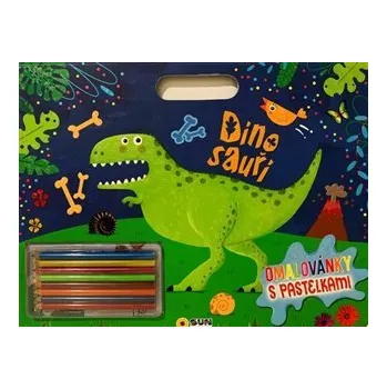 omalovánky Omalovánky - Dinosauři s pastelkami