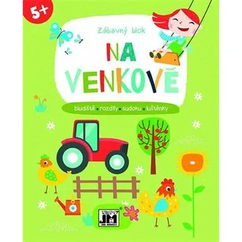 omalovánky Zábavný blok - Na venkově