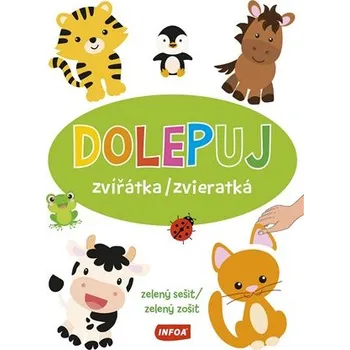 Dolepuj zvířátka - zelený sešit