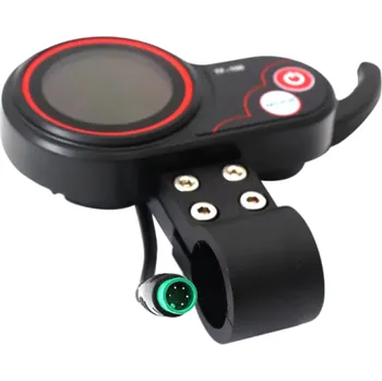 Zabezpečení motocyklu Palubní displej s 5 piny pro elektrickou koloběžku LCD řídicí panel s ukazatelem rychlosti, stavu baterie a přepínáním jízdních režimů