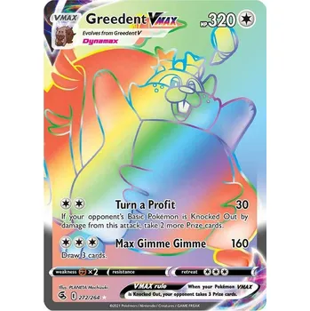 Společenská hra Pokémon Greedent VMAX 272/264 - Fusion Strike
