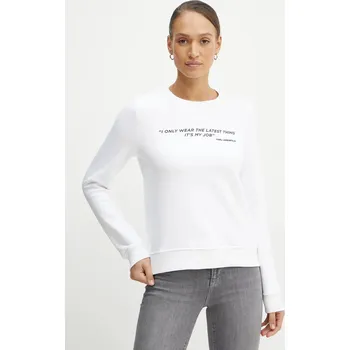 Dámská mikina Mikina Karl Lagerfeld A1W20038 bílá 00X, vel. L