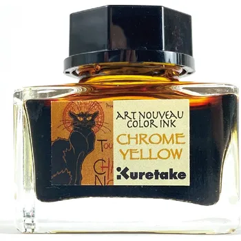 Kuretake univerzální inkoust Art Nouveau, Chrome Yellow