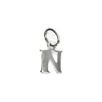Přívěsek Zlatý přívěsek, písmenko N, písmeno, bílé zlato - P 744 (Zlaté písmeno)