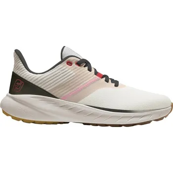FootJoy Flex dámské golfové boty, cream/pink/chocolate béžové, bez spajků, standardní, 38.5