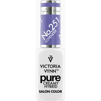 Lak na nehty VICTORIA VYNN Hybridní gel lak PURE CREAMY HYBRID 251 Lovender 8 ml