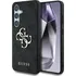 Pouzdro na mobilní telefon Guess PU Grained 4G Metal Logo pro Samsung Galaxy S25 Plus, černý