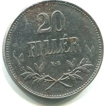 Maďarsko. 20 fillér 1920/KB.