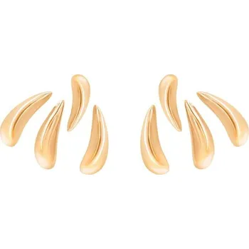 Náušnice Pozlacené náušnice Lilou Forza 210/12/KOL/PO zlatá GLD, vel. ONE SIZE