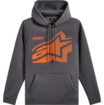 Pánská mikina Mikina Alpinestars Fasting Hoodie šedá