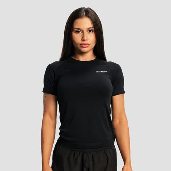 Dámské tričko GymBeam Women‘s Pulse X Running T-shirt Black M černá