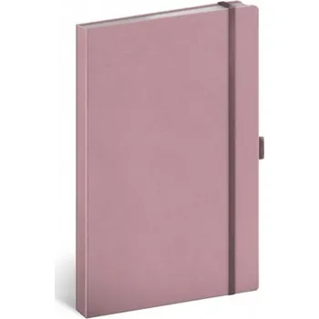 Zápisník Notes Růžový, linkovaný