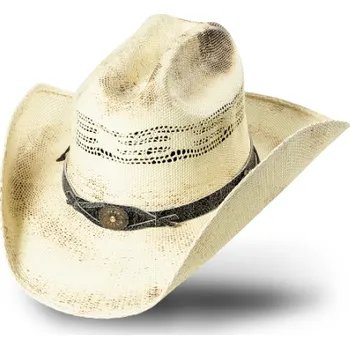 Jezdecké oblečení Westernový klobouk Snake slaměný L