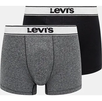 Boxerky Boxerky Levi's 2-pack pánské, černá barva, 37149-0959 37149.0959 99X, vel. S