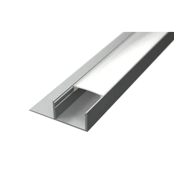 LED lišta Vestavný profil lišta pro LED pásky V30 - profil lišta + Nacvakávací černý difuzor 2m - LED Solution - LP318F_LP305-BLACKC - LP318F_LP305-BLACKC