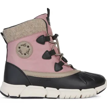 Chlapecká obuv Dětské Zimní boty GEOX J FLEXYPER GIRL B AB J26APA-054FU-C9231K – Černá 35