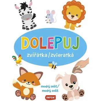 Dolepuj zvířátka - modrý sešit