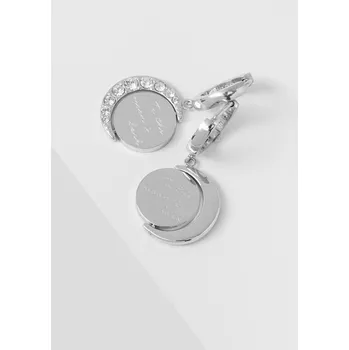 Náušnice Náušnice Guess JUBE01.192JW stříbrná SLV, vel. ONE SIZE