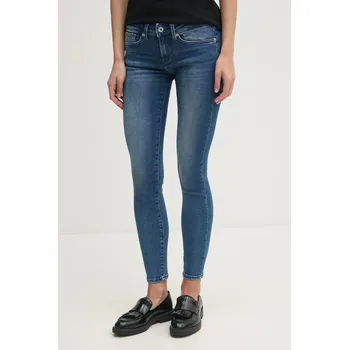 Dámské džíny Džíny Pepe Jeans SKINNY JEANS LW SOHO dámské, tmavomodrá barva, PL204583ED8 59X, vel. 25/30