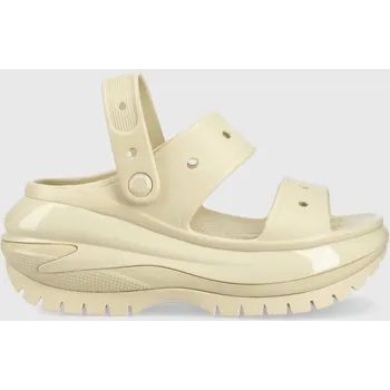 Dámské pantofle Pantofle Crocs Classic Mega Crush Sandal 207989.2Y2 béžová 01X, EUR 37/38