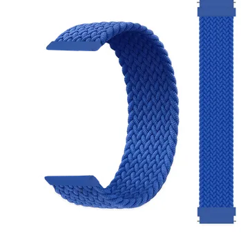 Řemínek na hodinky Tkaný řemínek Weave modrý 22 mm: 125 mm