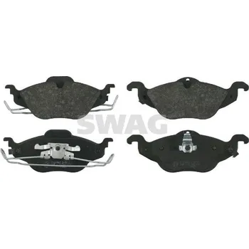 Brzdová destička Sada brzdových destiček, kotoučová brzda SWAG 40 91 6233