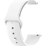 Silikonový pásek bílý 18 mm