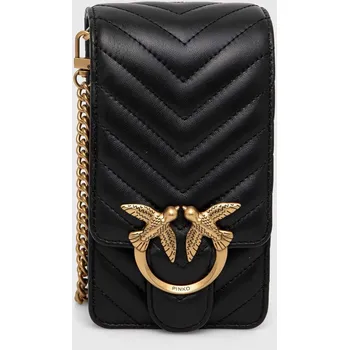 Kabelka Kožená kabelka Pinko 102739.A0GK černá 99X, vel. ONE SIZE