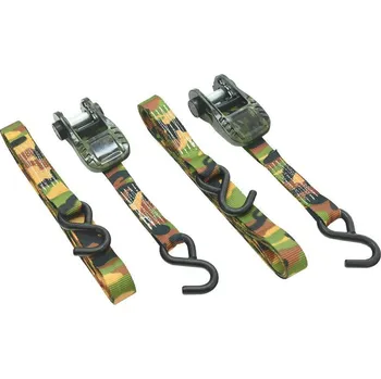 Autodoplněk Compass Popruh s ráčnou a háky 2ks 500daN 25mm x 5m KAMU