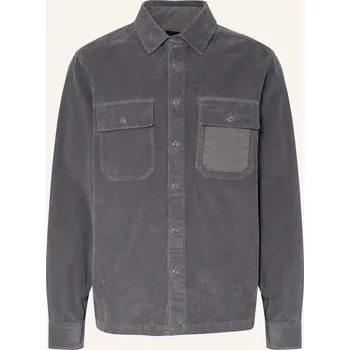 Pánská košile Belstaff Pánská Manšestrová Bunda Fallgate Comfort Fit, šedá, 52