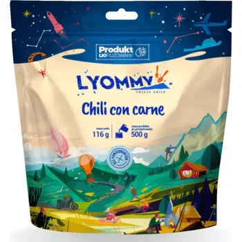 jídlo na cestu Lyommy Chilli con Carne s mletým masem Standardní