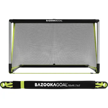 Univerzální sportovní branka Fotbalová branka Bazookagoal Aluminium Teleskoptor I 150x90cm Goal bgxl1alus-bgxl1alus