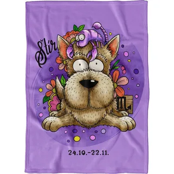 Dětská deka Deka 200 x 140 cm Psí znamení - Štír