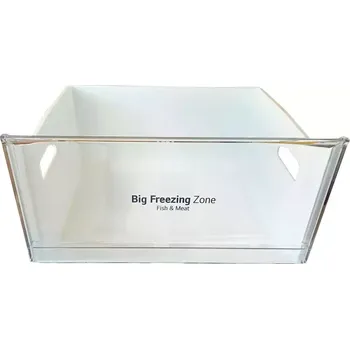 Příslušenství pro lednici  Originální střední zásuvka LG AJP75615001 - praktický organizační box do mrazniček pro přehledné uspořádání zmražených potravin