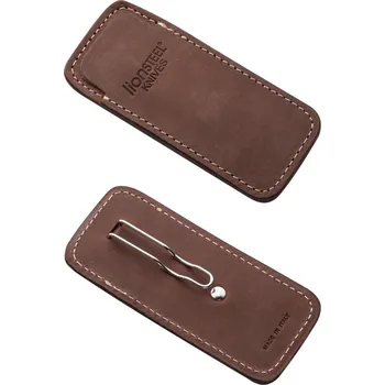 Pouzdro na nůž Kožené pouzdro LionSteel 900FDV3 BR se sponou,brown